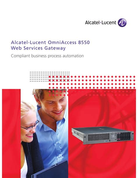 Alcatel-Lucent 8550 Manual pdf